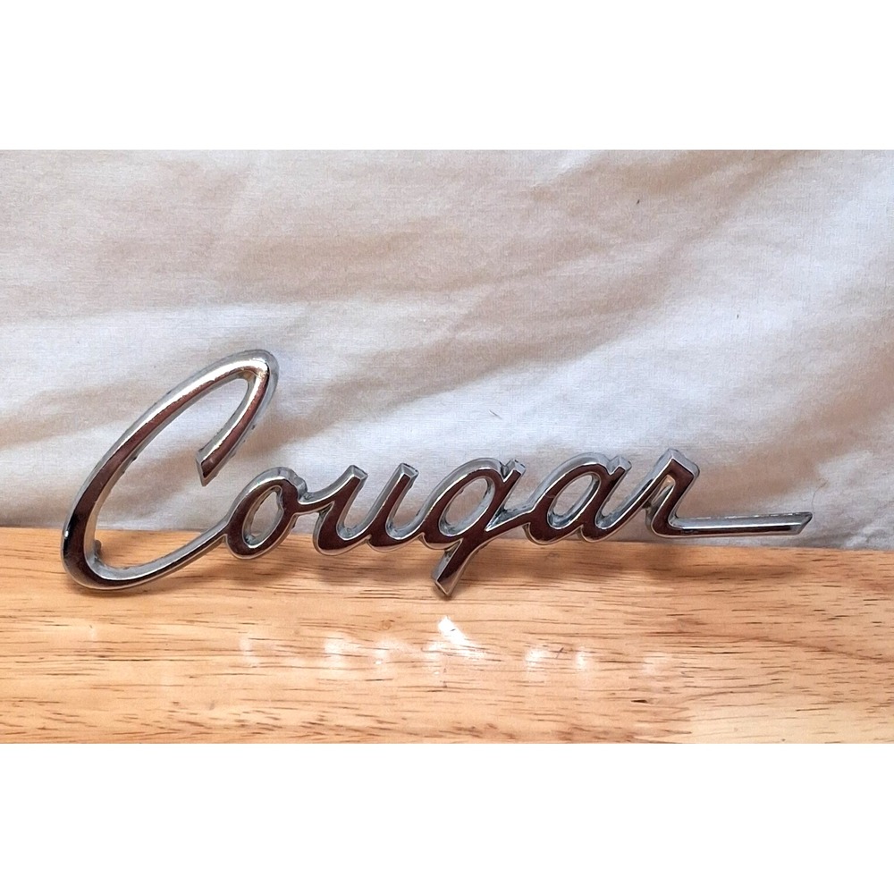 Ford Mercury Cougar Script Emblem D1WB-16O98AA